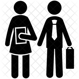 256x256 Office Assistant Icon Of Glyph Style