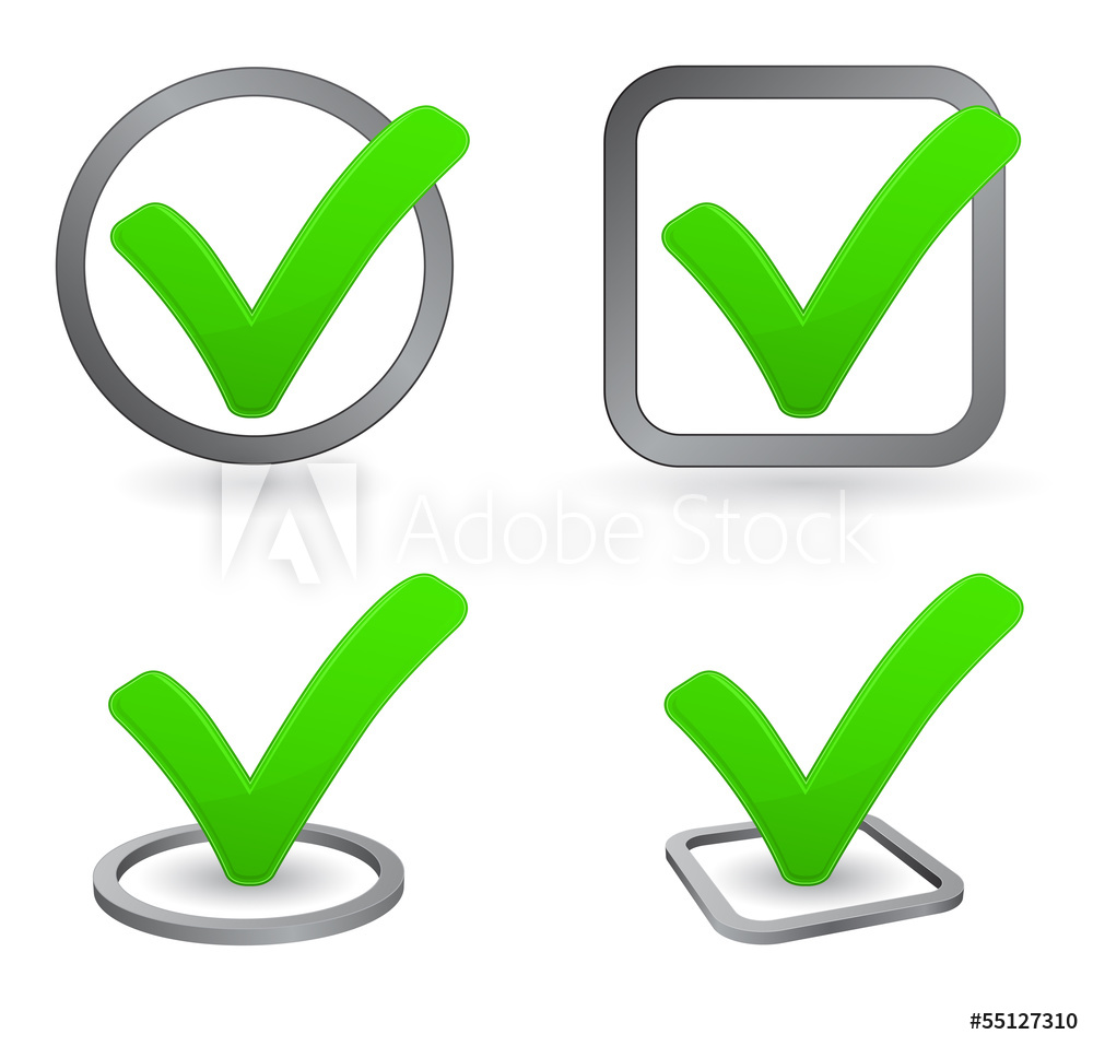 1000x957 Photo Art Print Check Mark Icon Europosters