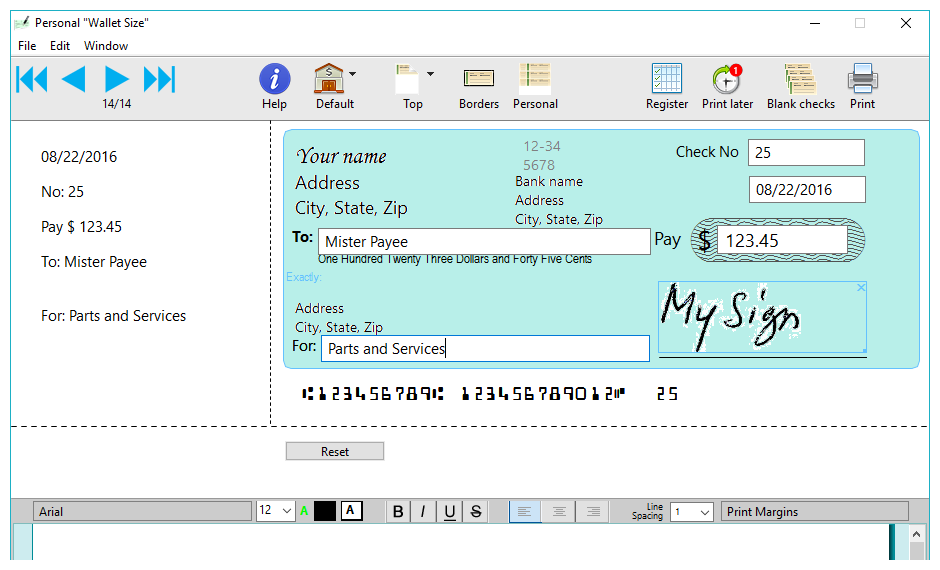 940x570 Check Writer And Check Print'r For Windows