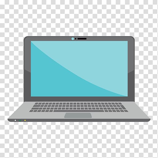 512x512 Gray And Black Laptop Computer Illustration, Laptop Computer Icons