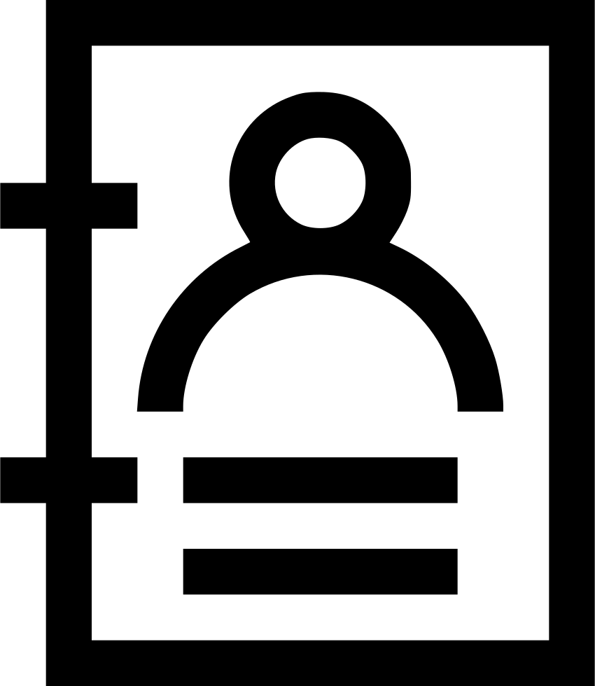 850x980 Personal Development Card User Profile Signin Log Png Icon