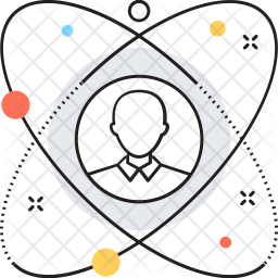 256x256 Personal Development Icon Of Flat Style