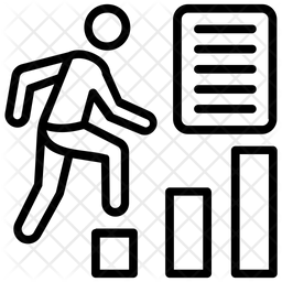 256x256 Personal Growth Icon Of Line Style