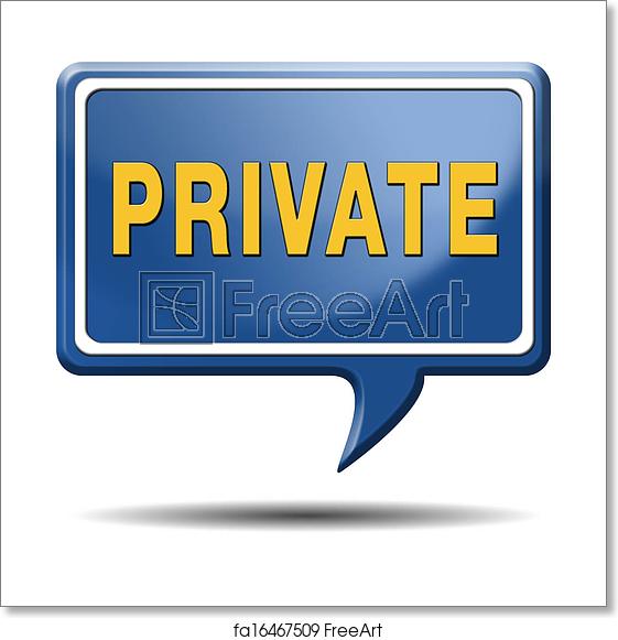 561x581 Free Art Print Of Private Private And Personal Information Icon