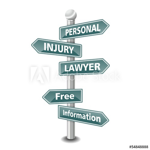 500x500 Personal Injury Lawyer Icon As Signpost