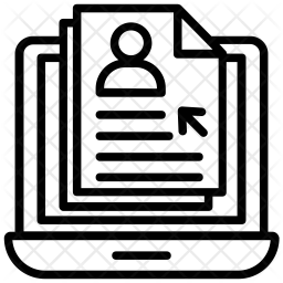 256x256 Personal Profile Icon Of Line Style