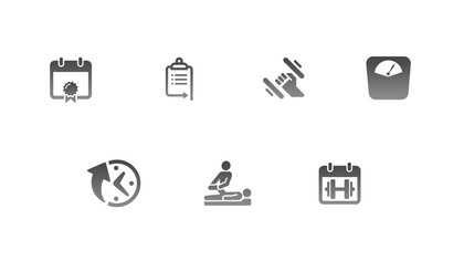 420x236 Design Icon Set For Personal Trainer Fitness App Freelancer
