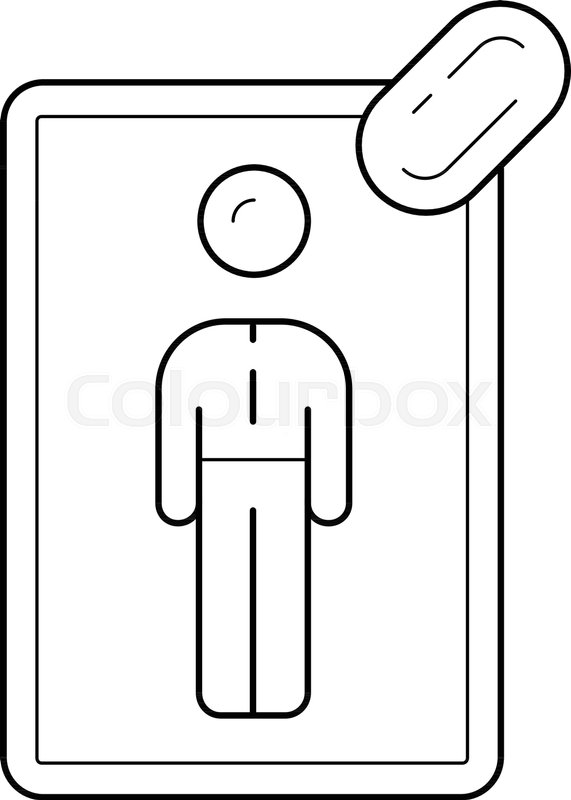 571x800 Personal Details Vector Line Icon Stock Vector Colourbox