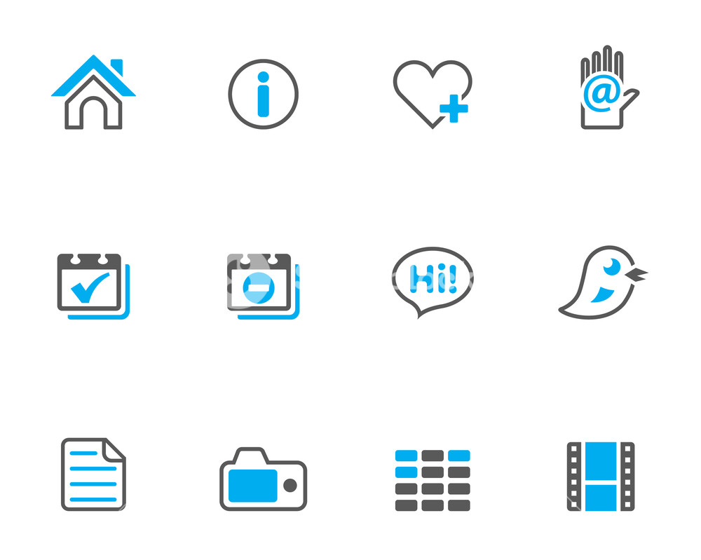 1000x799 Universal Icon For Personal Website In Duo Tone Color Style