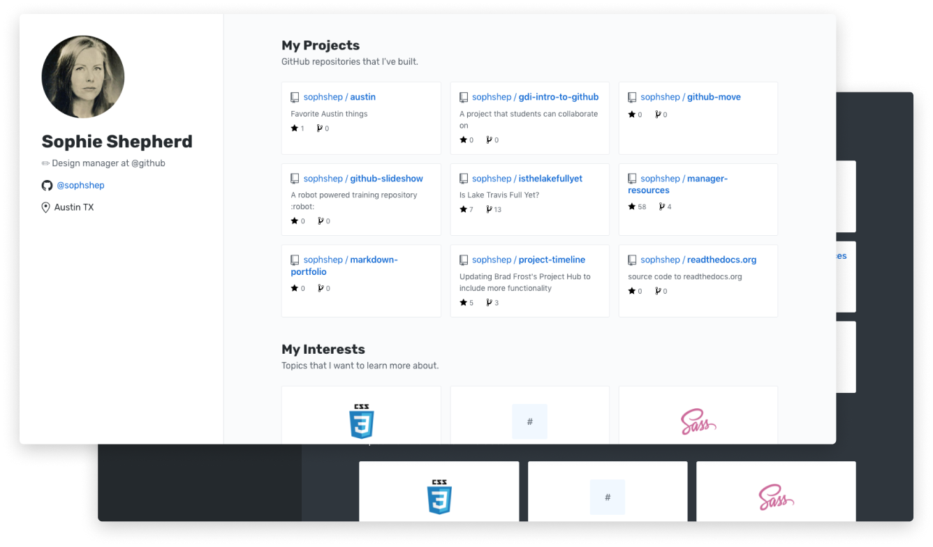 1336x784 Github Personal Website Generator