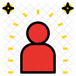 256x256 Personality Icon Of Colored Outline Style