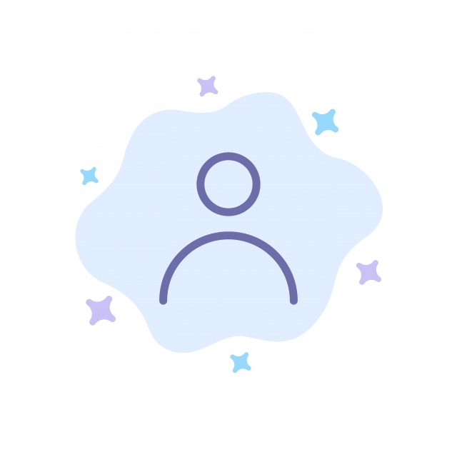 640x640 Personal Personalization Profile User Blue Icon On Abstract C