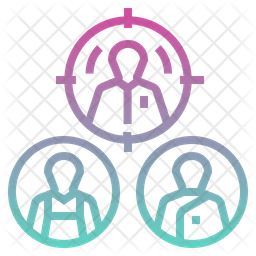 256x256 Personalization Marketing Icon Of Gradient Style