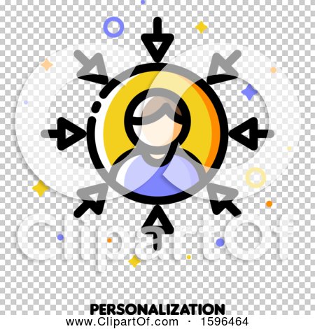 450x470 Clipart Of A Personalization Icon