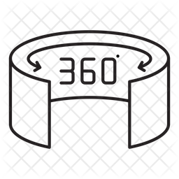 256x256 Perspective Icon Of Line Style