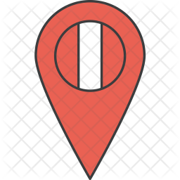 256x256 Peru Flag Icon Of Colored Outline Style