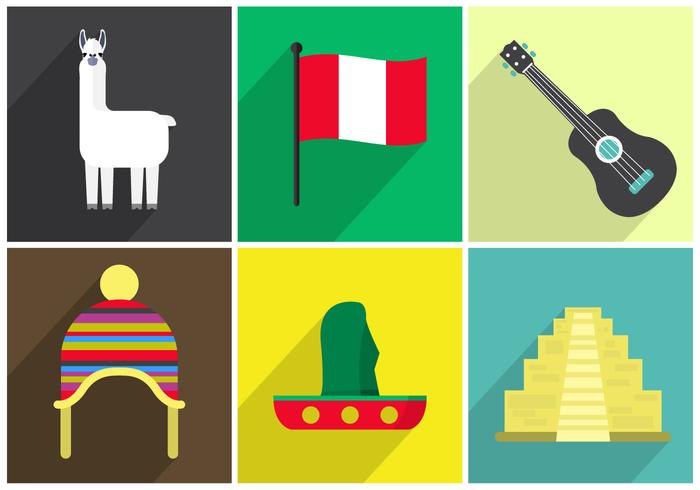 700x490 Vector Icons Of Peru