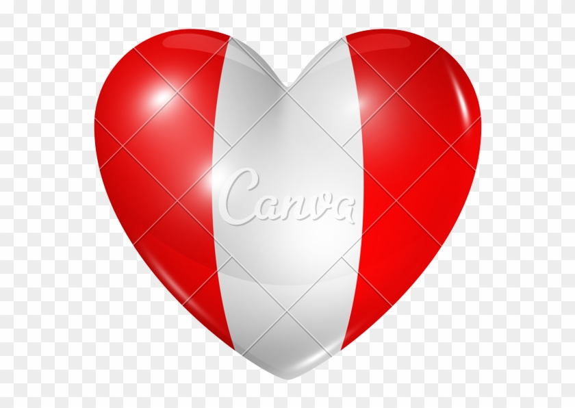 840x596 Love Peru, Heart Flag Icon