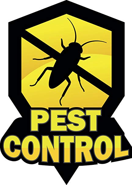 432x606 Pest Control Geometric Cartoon Icon Vinyl Sticker