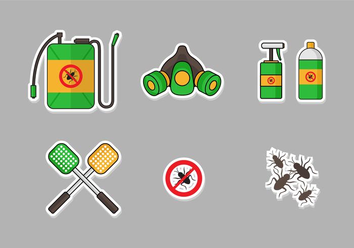 700x490 Pest Control Icon Set