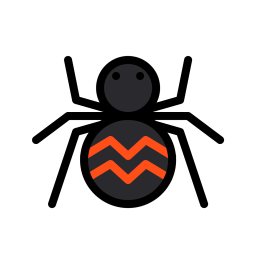 256x256 Spider, Evil, Halloween, Insect, Bug, Fly, Pest Icon Of Colored