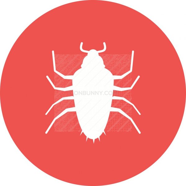 600x600 Cockroach Flat Round Icon