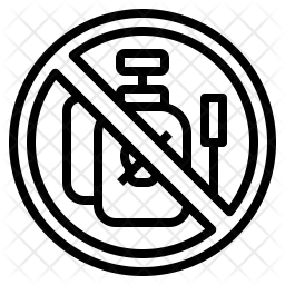 256x256 Pesticide Free Plant Icon Of Line Style