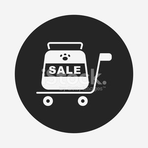 300x300 Pet Dog Food Icon Stock Vectors