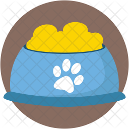 256x256 Pet Food Icon Of Flat Style