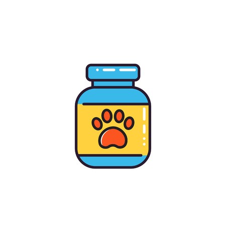 450x450 Pet Food Icon On White Vector Illustration Royalty Free Vector