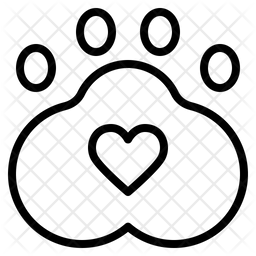 256x256 Pet Friendly Icon Of Line Style