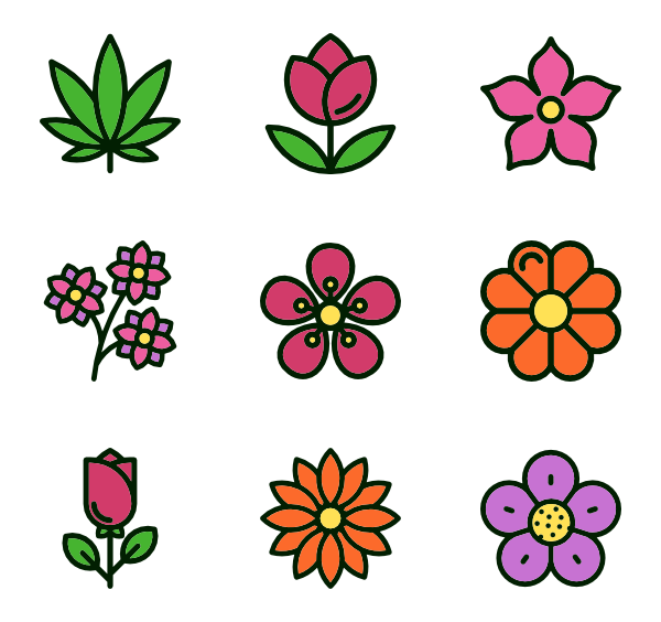 600x564 Petal Icon Packs