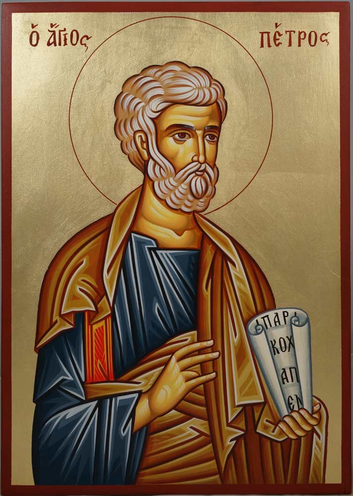 712x1000 Peter The Apostle Hand Painted Icon