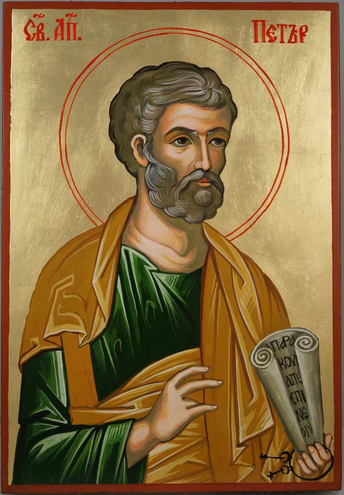 694x1000 St Peter The Apostle Hand Painted Icon