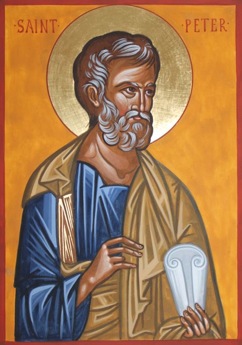 492x700 Byzantine St Peter Icon