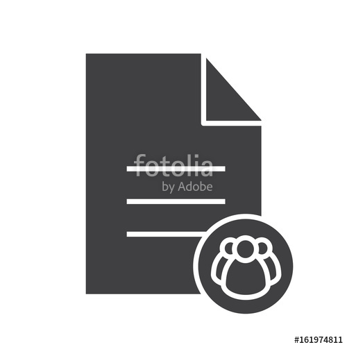 500x500 Petition Glyph Icon Stock Image And Royalty Free Vector