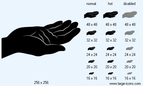 464x280 Petition Icon Image Black Hand Icons