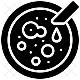 256x256 Petri Dish Icon Of Glyph Style