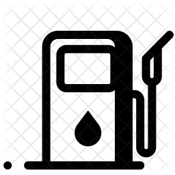 256x256 Petrol Icon Of Glyph Style