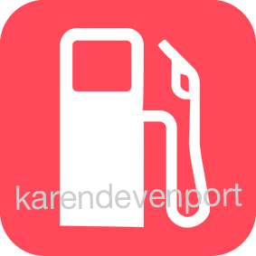 283x283 Petrol Pump Icon Stickers Karen Devenport