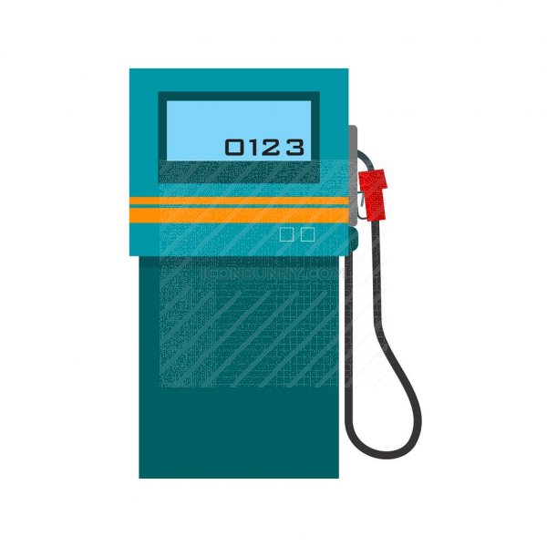 600x600 Petrol Pump Flat Multicolor Icon