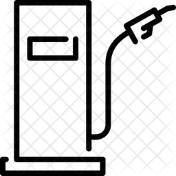 256x256 Petrol Pump Icon Of Line Style