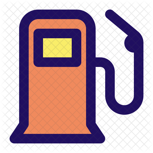 512x512 Petrol Pump Icon Of Colored Outline Style