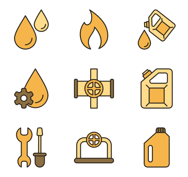 600x564 Petroleum Icons
