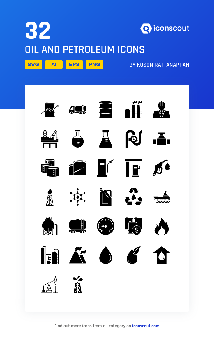 735x1172 Oil And Petroleum Icon Pack