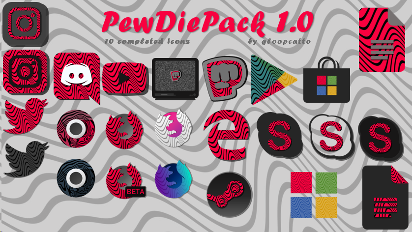838x472 Making A Wavy Style Pewdiepie Icon Pack, What Do Y'all Think