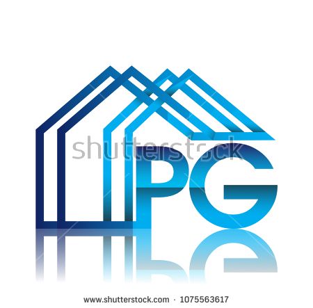 450x443 Initial Logo Pg With House Icon, Business Logo And Property