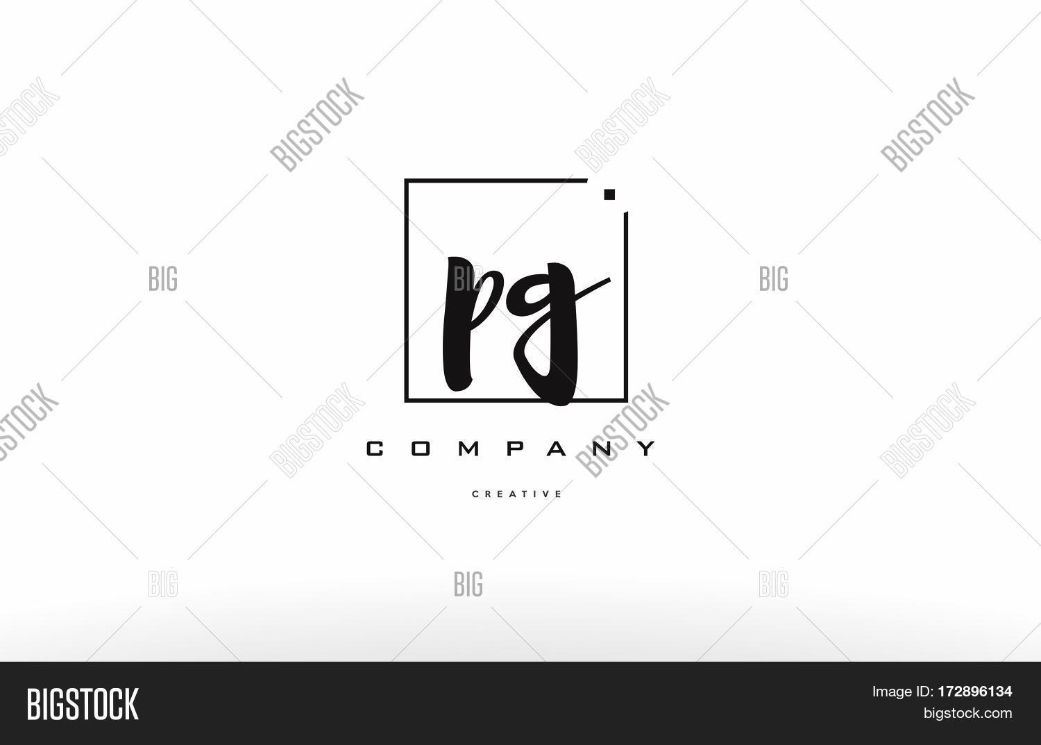 1500x1073 Pg P G Hand Writing Letter Company Logo Icon Design