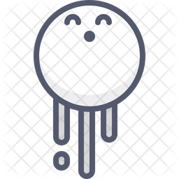 256x256 Phantom Emoji Icon Of Colored Outline Style