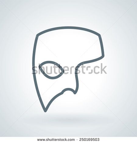 450x470 Phantom Of The Opera Vector